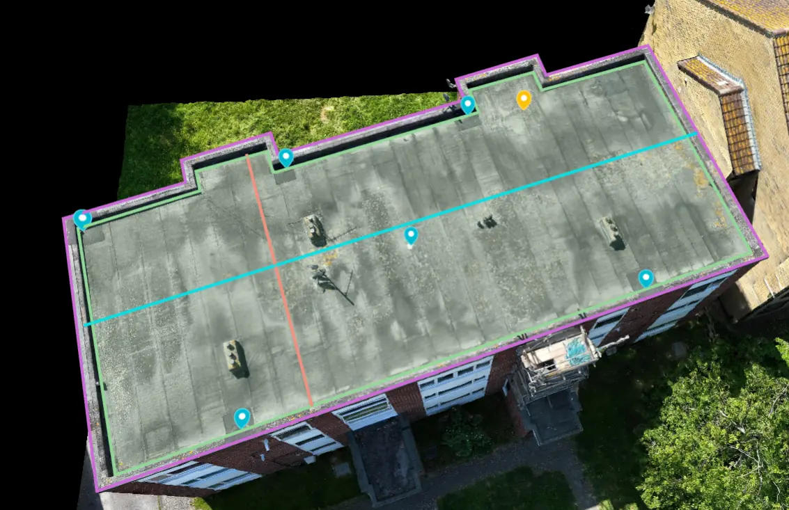 Flat commercial roof inspection and report